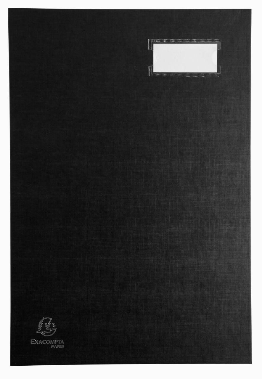 Exacompta Unterschriftenmappe für DIN A4 schwarz von Exacompta