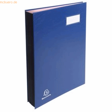 8 x Exacompta Unterschriftenmappe Klassik A4 20 Fächer blau 8 x Exacompta Unterschriftenmappe Klassik A4 20 Fächer blau von Exacompta