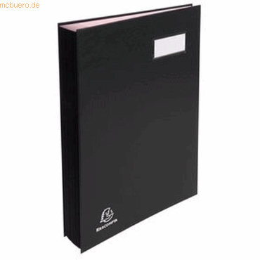 8 x Exacompta Unterschriftenmappe Klassik A4 20 Fächer schwarz 8 x Exacompta Unterschriftenmappe Klassik A4 20 Fächer schwarz von Exacompta