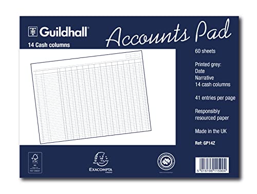 Guildhall Spaltenblock, 60 Blatt 297 x 420 mm, Ref GP14 Guildhall Spaltenblock, 60 Blatt 297 x 420 mm, Ref GP14 von Guildhall