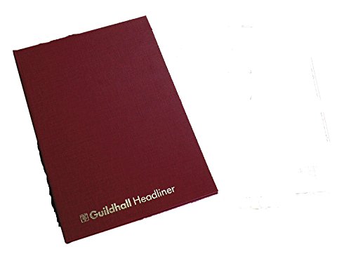 Guildhall Spaltenbuch mit Kopfleiste Serie 38 10 Finanzspalten 80 Blatt 298 x 203 mm von Exacompta