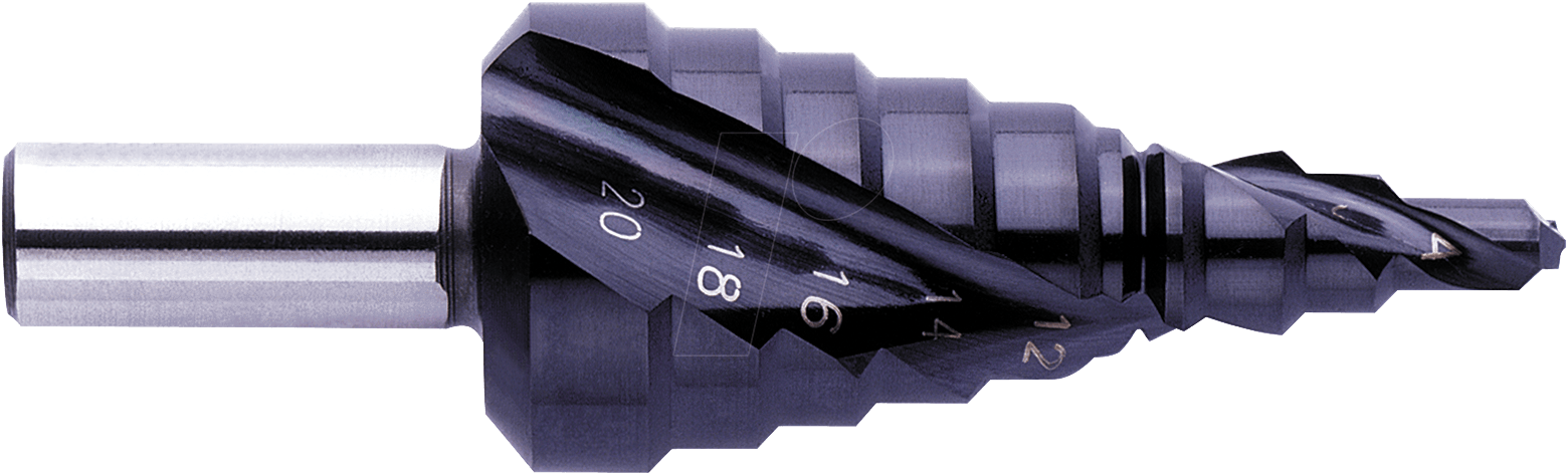 BOHRER 420 - Stufenbohrer, TiN, 4,0 - 20,0 mm von Exact
