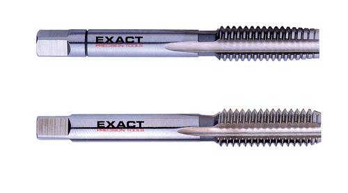 Exact 01209 Handgewindebohrer-Set 2teilig G (BSP) 3/8  19mm Linksschneidend DIN 5157 HSS 1 Set von Exact
