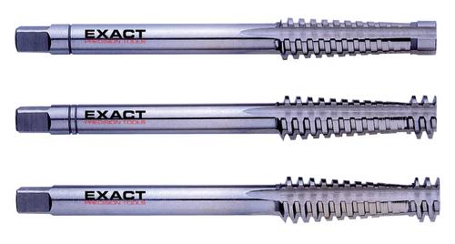 Exact 01716 Handgewindebohrer-Set 3teilig TR Tr14 3mm Rechtsschneidend DIN 103 HSS 1 Set von Exact