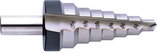 Exact 05303 HSS Stufenbohrer PG7 - PG29, 12.5 - 37mm Gesamtlänge 92mm Zylinderschaft 1St. von Exact