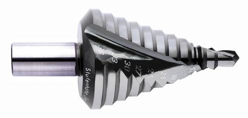 Exact 07030 HSS Stufenbohrer 6 - 36mm Gesamtlänge 86mm 3-Flächenschaft 1St. von Exact