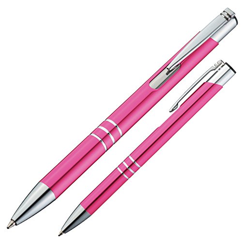 10 Kugelschreiber aus Metall / Farbe: pink von Example Product Manufacturer