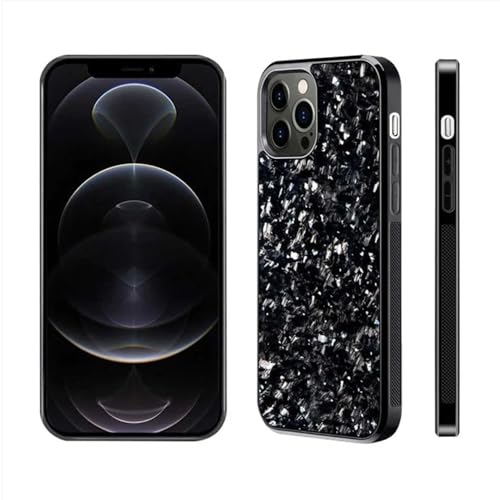 Exawo Carbon Handyhülle kompatibel mit iPhone (geschmiedetes Carbon, iPhone 14 Pro Max) von Exawo