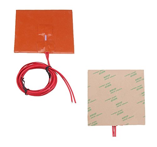 ExcLent 100 * 100Mm 12V 50W Silicone Heated Bed Heating Pad W/Thermistor for 3D Printer von ExcLent