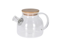 Excellent Houseware Glaskanne mit Sieb für Wasser Tee Kräuter heiße Getränke mit Griff Deckel 1 l Excellent Houseware Glaskanne mit Sieb für Wasser Tee Kräuter heiße Getränke mit Griff Deckel 1 l von Excellent Housewares