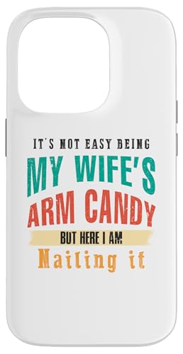 Not Easy Be My Wife's But I'm Nailing It Husband Art auf der Rückseite Hülle für iPhone 14 Pro Not Easy Be My Wife's But I'm Nailing It Husband Art auf der Rückseite Hülle für iPhone 14 Pro von Except I Gotta Ask My Wife One Sec Funny Marriage