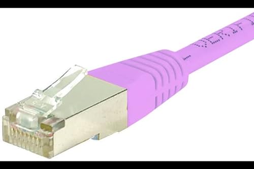 CONNECT 1 m Kupfer RJ45 Cat. 6 S/FTP Patch Cord – Pink von Exertis Connect