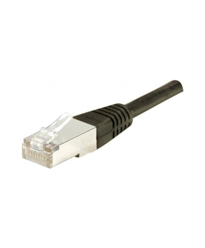 Connect 0,50 m Kupfer/Aluminium RJ45 Cat. 6 F/UTP Patch Cord – Schwarz von Exertis Connect