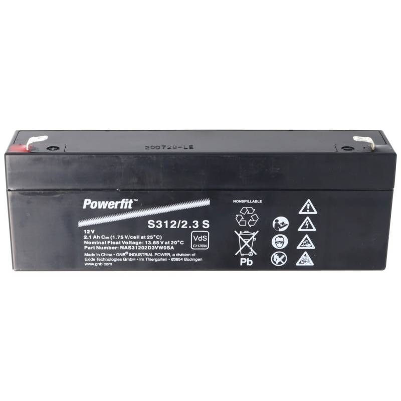 Exide Powerfit S312/2.3 S Blei Akku 12 Volt mit 2100mAh von Exide