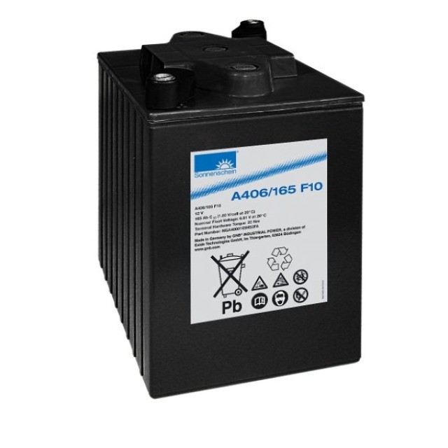 Exide Sonnenschein A406/165 F10 Blei Akku mit F-M10 Schraubanschluss 6V, 165000mAh von Exide