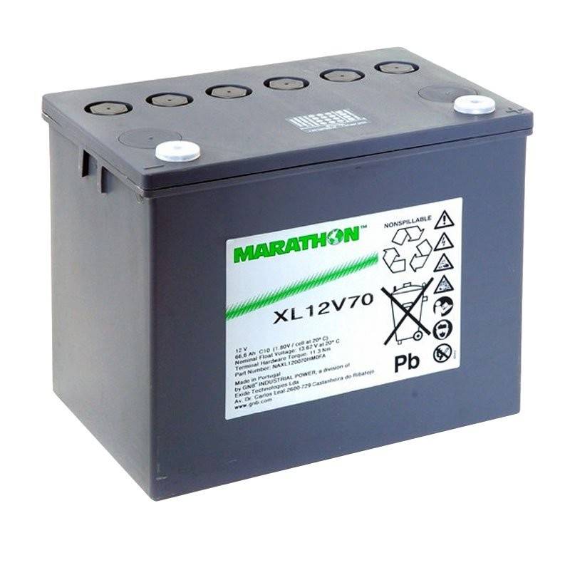 XL12V70 Exide Marathon Akku 12 Volt 66600mAh M6 Schraubanschluss von Exide