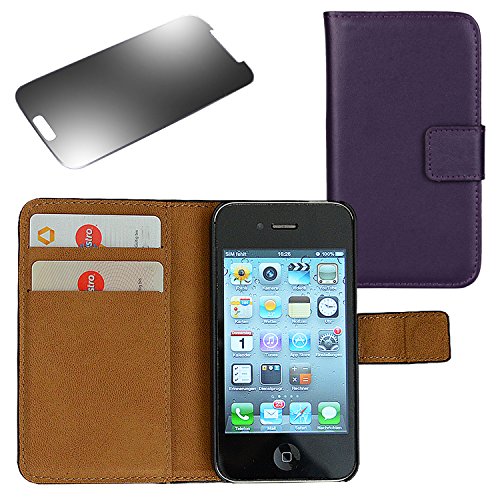 EximMobile Brieftasche Handytasche Flip Case Etui für Apple iPhone 7 Plus Lila von EximMobile