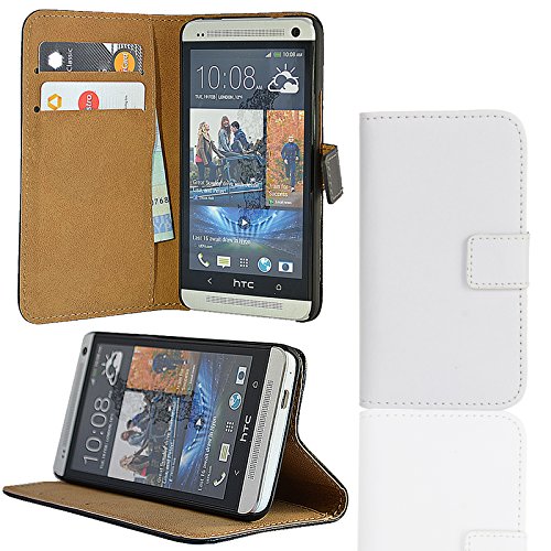 Eximmobile Brieftasche Handytasche Flip Case Etui für HTC One X Weiss von Eximmobile