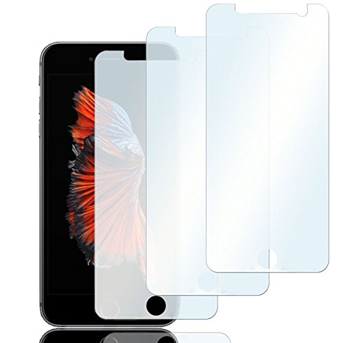 Eximmobile 3X Schutzfolien kompatibel mit Apple iPhone SE Folie Displayschutz | Selbstklebende Displayfolie klar | Handy Folie rückstandlos entfernbar | dünne Displayschutzfolie von Eximmobile