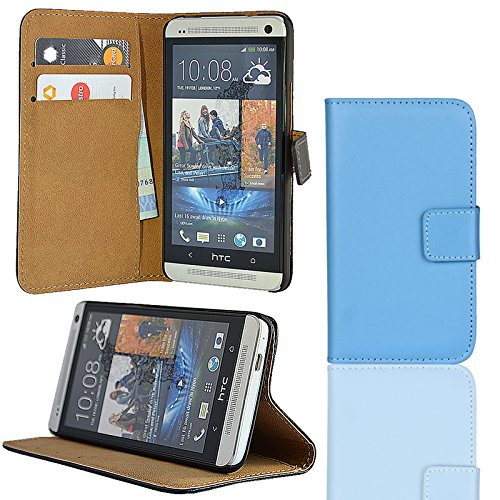 Eximmobile Brieftasche Handytasche Flip Case Etui für HTC One A9 Blau von Eximmobile