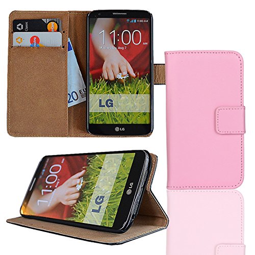 Eximmobile Brieftasche Handytasche Flip Case Etui für LG G3 s Rosa von Eximmobile
