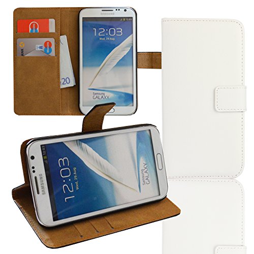 Eximmobile Brieftasche Handytasche Flip Case Etui für Samsung Galaxy Note 3 Weiss von Eximmobile