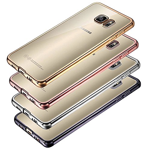 Eximmobile Chrom Case für Samsung Galaxy J3 (2017) | Handyhülle in Rosegold aus Silikon Cover Schutzhülle aus hochwertigem TPU | Handytasche mit gutem Schutz | Handy Tasche Etui Hülle für Rückseite von Eximmobile