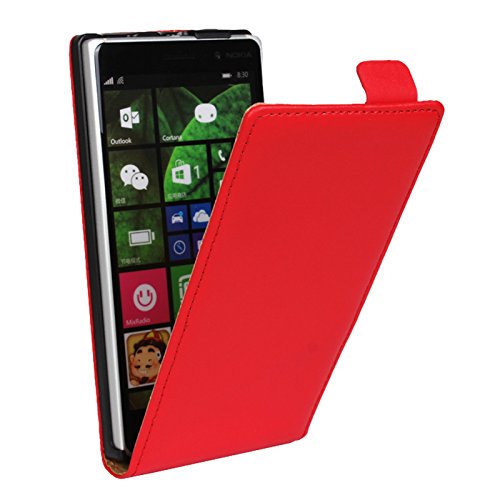 Eximmobile Flipcase Handytasche Etui Tasche für Nokia Lumia 925 Rot von Eximmobile