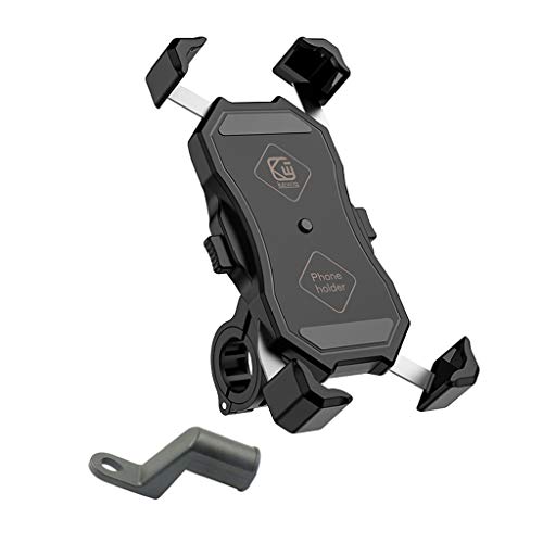 Exingk 360 Grad drehbare Handyhalterung für Fahrrad- und Motorrad-Telefonhalterung für Handys von 8,9 - 16,5 cm (3,5 - 6,5 Zoll) von Exingk