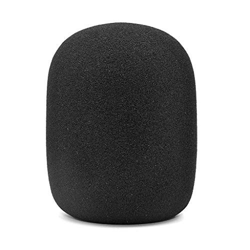 Schwarze Schwamm-Waschbare Abdeckungen für Seiren X Kondensatormikrofon, weicher und dicker Schwammschutz, Mikrofon-Schaumstoffabdeckung von Exingk