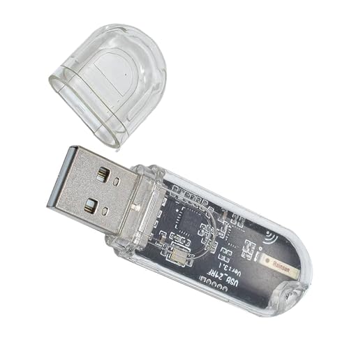 Tragbarer USB-Sender, schnelle und zuverlässige kabellose Verbindung, Hochgeschwindigkeits-USB-Dongle, USB-Übertragung, NRF24L01-Module, langlebig, tragbar, kabellos, USB-Adapter, USB-Übertragung, von Exingk