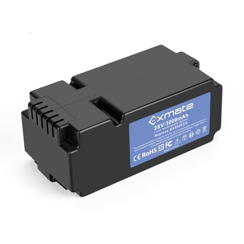 Exmate Akku kompatibel mit Yard Force SA500ECO SA600H SA800PRO SA900 SC600ECO Rasenmäher Rasenroboter (3000mAh, 28V, Li-Ion) von Exmate