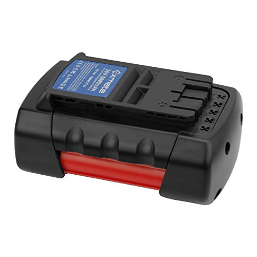 Exmate Batterie Kompatibel mit Bosch Rotak 32 LI, 34 LI, 37 LI, 43 LI Akku-Rasenmäher, Lithiumbatterie 36V 5000mAh von Exmate