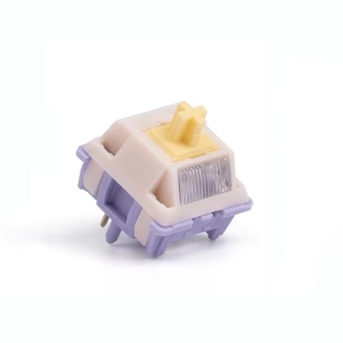 ExotiCore MMD Princess V4 Switch, 5Pin Vorgeschmierter Linearer/Taktiler RGB Schalter Für Benutzerdefinierte Mechanische Tastaturen(Tactile 48g,90PCS) von ExotiCore