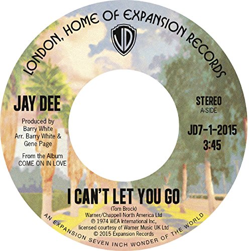 I Can't Let You Go / Come on in Love [Vinyl LP] von Expansion Records