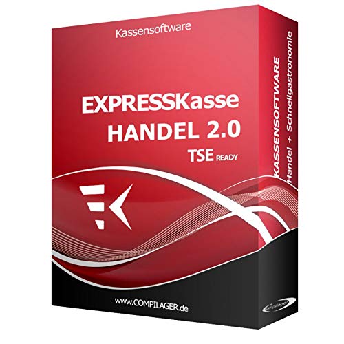 Kassensoftware für HANDEL EXPRESSKASSE X3 mit Etikettenausdruck und Schnittstelle für EC-Cash Terminal, TSE-Konform von ExpressKasse