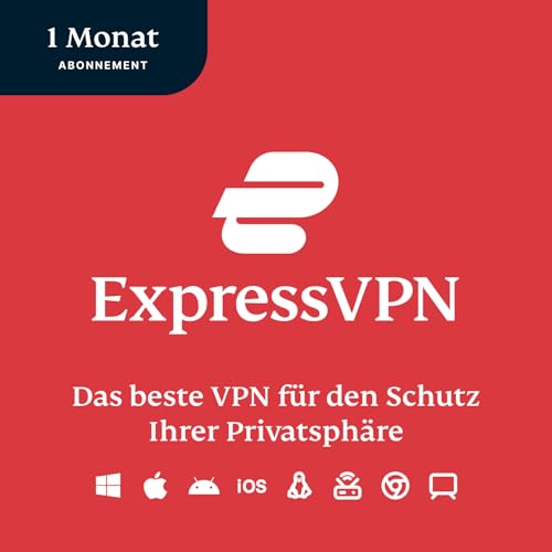ExpressVPN, 1 Monat, Kompatibel mit allen Geräten, Digitaler Code ExpressVPN, 1 Monat, Kompatibel mit allen Geräten, Digitaler Code von ExpressVPN