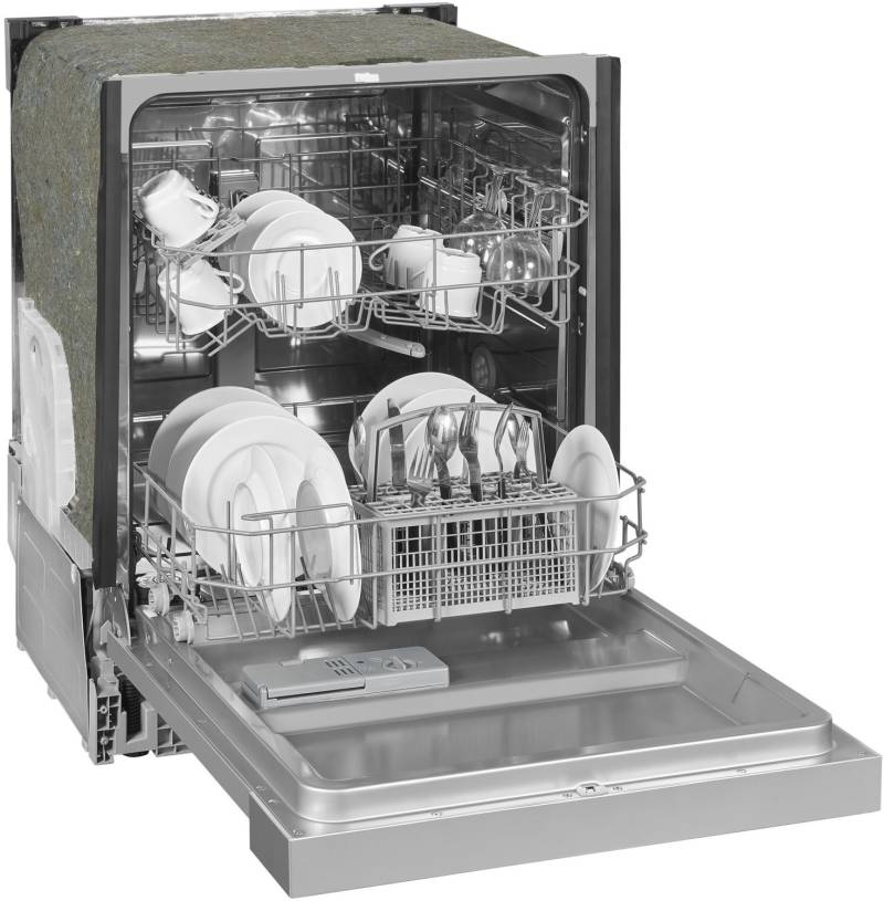 EGSP6012-EB-030E Integrierbarer 60 cm Geschirrspüler edelstahl / E von Exquisit