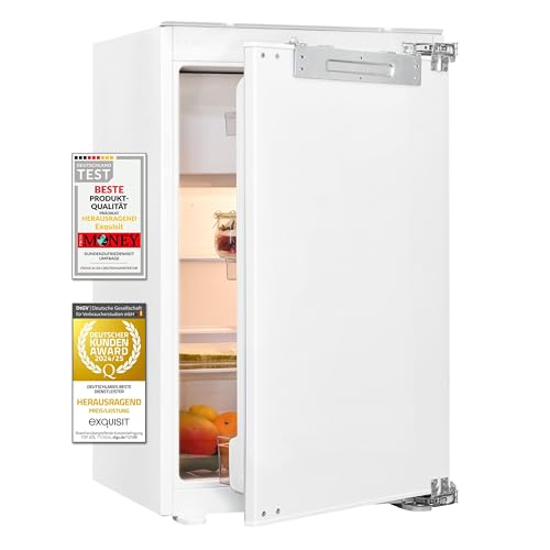 Exquisit Einbau Kühlschrank EKS131-4-FE-090E | Nutzinhalt: 119 L | 4-Sterne-Gefrieren | Festtürmontage | Einbaugerät Exquisit Einbau Kühlschrank EKS131-4-FE-090E | Nutzinhalt: 119 L | 4-Sterne-Gefrieren | Festtürmontage | Einbaugerät von Exquisit