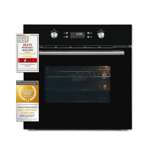 Exquisit Einbaubackofen EBEP697-H-030 schwarz | Pyrolyse | Timer | Heißluft | 60cm Exquisit Einbaubackofen EBEP697-H-030 schwarz | Pyrolyse | Timer | Heißluft | 60cm von Exquisit