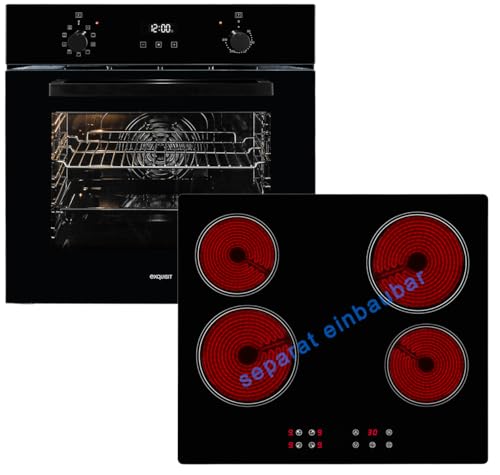Exquisit Einbauherd Set Backofen Heißluft Umluft Glaskeramikkochfeld autark Exquisit Einbauherd Set Backofen Heißluft Umluft Glaskeramikkochfeld autark von Exquisit
