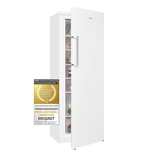 Exquisit Gefrierschrank GS280-H-040E weiss | Standgerät | 242 l Volumen | Gefrieren | Gefrierschubladen | Weiß | Türanschlag wechselbar | Freistehend Exquisit Gefrierschrank GS280-H-040E weiss | Standgerät | 242 l Volumen | Gefrieren | Gefrierschubladen | Weiß | Türanschlag wechselbar | Freistehend von Exquisit