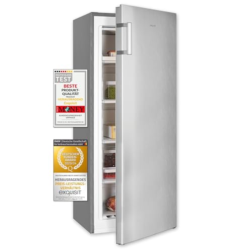Exquisit Gefrierschrank GS5230-H-010E inoxlook | Nutzinhalt: 165 L | 4* Gefrieren | 55cm Breite | Türanschlag wechselbar | Standgerät Exquisit Gefrierschrank GS5230-H-010E inoxlook | Nutzinhalt: 165 L | 4* Gefrieren | 55cm Breite | Türanschlag wechselbar | Standgerät von Exquisit