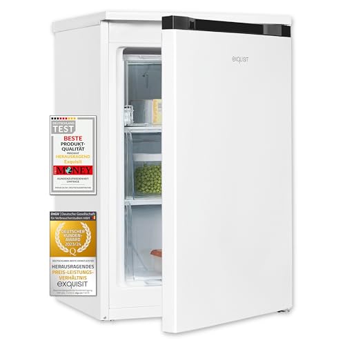 Exquisit Gefrierschrank GS581-051C weiss | Nutzinhalt: 85 L | 4-Sterne-Gefrieren | Türanschlag wechselbar | Standgerät Exquisit Gefrierschrank GS581-051C weiss | Nutzinhalt: 85 L | 4-Sterne-Gefrieren | Türanschlag wechselbar | Standgerät von Exquisit