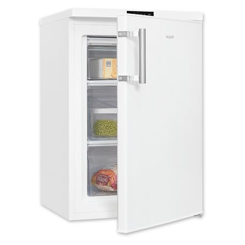 Exquisit Gefrierschrank, 4-Sterne-Gefrieren, 85 Liter, Gefrierschrank klein, LED-Display, Tiefkühlschrank, GS581-HE-010D weiss von Exquisit