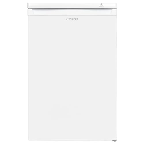 Exquisit Gefrierschrank GS80-040E weiss | Standgerät | 91 l Volumen | Weiß | Gefrieren | Türanschlag wechselbar | Gefrierschubladen von Exquisit