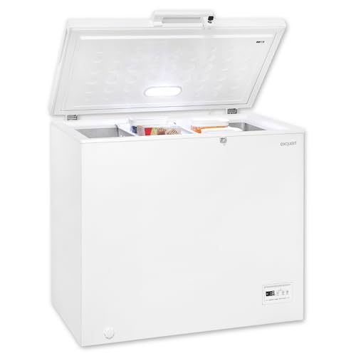 Exquisit Gefriertruhe, Kühlfunktion, 2-in-1, 198 Liter, Türschloss, 4-Sterne-Gefrieren, Schnellgefrieren, 2 Rollen, GT201-HE-040E weiss Exquisit Gefriertruhe, Kühlfunktion, 2-in-1, 198 Liter, Türschloss, 4-Sterne-Gefrieren, Schnellgefrieren, 2 Rollen, GT201-HE-040E weiss von Exquisit