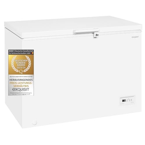 Exquisit Gefriertruhe GT320-HE-041D weiss | Nutzinhalt: 308 L | 2-in-1 Gerät | Schnellgefrieren | 4*-Gefrieren | Rollen Exquisit Gefriertruhe GT320-HE-041D weiss | Nutzinhalt: 308 L | 2-in-1 Gerät | Schnellgefrieren | 4*-Gefrieren | Rollen von Exquisit