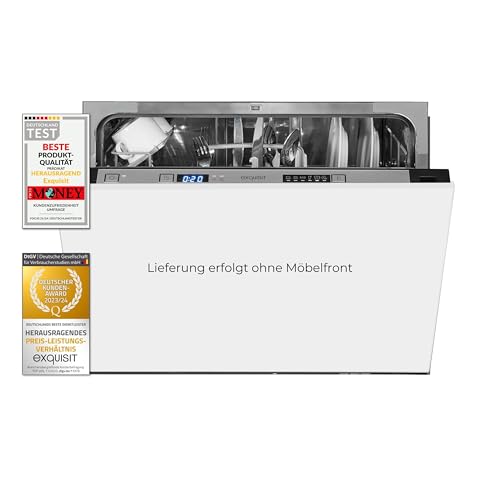 Exquisit Geschirrspüler EGSP1060-E-030F schwarz | Spülmaschine 55 cm vollintegriert | Einbaugeschirrspüler | 6 Maßgedecke | Schwarz Exquisit Geschirrspüler EGSP1060-E-030F schwarz | Spülmaschine 55 cm vollintegriert | Einbaugeschirrspüler | 6 Maßgedecke | Schwarz von Exquisit