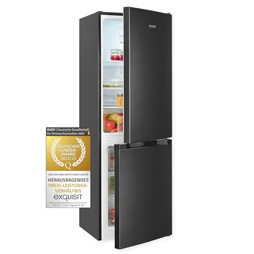 Exquisit Kühl-Gefrierkombination KGC231-60-E-050C inoxlook-az | 157 l Nutzinhalt | 4-Sterne-Gefrieren | Alarm Exquisit Kühl-Gefrierkombination KGC231-60-E-050C inoxlook-az | 157 l Nutzinhalt | 4-Sterne-Gefrieren | Alarm von Exquisit